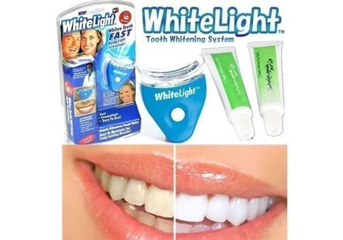 "White Light Smile" Kit de Blanchiment Dentaire - White Light Teeth - Hygiène dentaire au meilleur prix au Maroc
