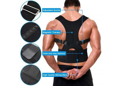 Thérapie Posture Correcteur - Respirant Ceinture Support Lombaire d'Orthèse Dorsale au meilleur prix au Maroc