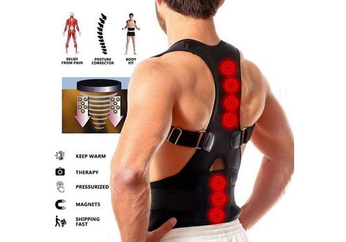 Thérapie Posture Correcteur - Respirant Ceinture Support Lombaire d'Orthèse Dorsale au meilleur prix au Maroc