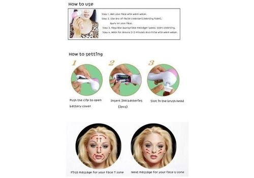 Brosse Nettoyage et massage Pour Visage 5 en 1 au meilleur prix au Maroc