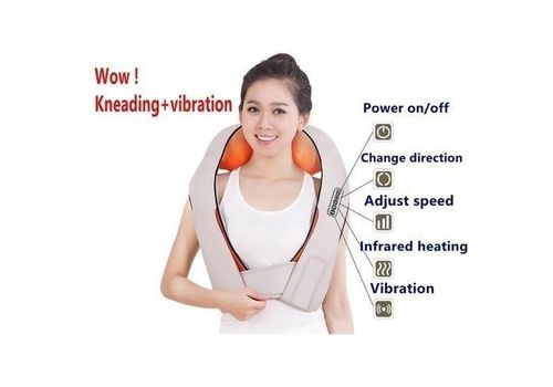 Masseur de dos et du cou avec chaleur massage de pétrissage au meilleur prix au Maroc