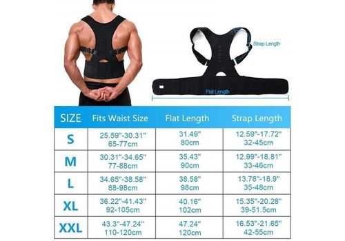 Thérapie Posture Correcteur - Respirant Ceinture Support Lombaire d'Orthèse Dorsale au meilleur prix au Maroc