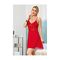 Laly bianca Chemise De Nuit - Rouge au meilleur prix au Maroc