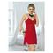 Laly bianca Chemise De Nuit - Rouge au meilleur prix au Maroc
