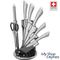 SET DE COUTEAUX STAINLESS STEEL - 8 PIECES au meilleur prix au Maroc